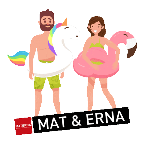 Unicorn Einhorn Sticker by Materna.SE