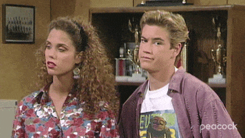 Saved By The Bell Eye Roll GIF by PeacockTV