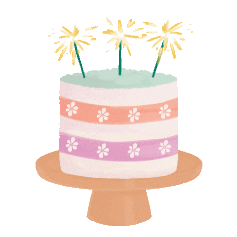 Celebrate Happy Birthday Sticker by Eat Play Say