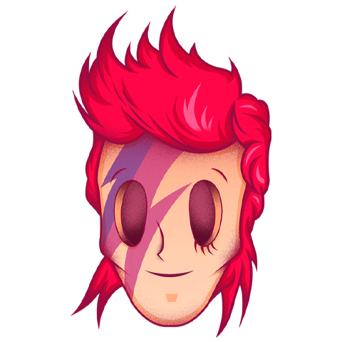 Bowie Sticker