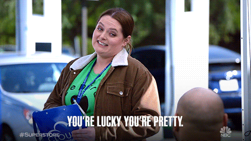 Youre Lucky Youre Pretty Gifs Get The Best Gif On Giphy