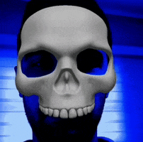 Skull Azul GIF by ED Creative Studio