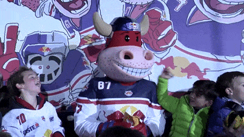 Ice Hockey Laughing GIF by EC Red Bull Salzburg