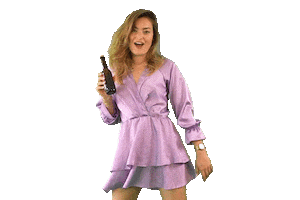 Party Drinking Sticker by Yvette Holleman