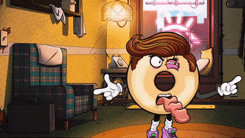 Cartoon Donut GIF by Noise Nest Network