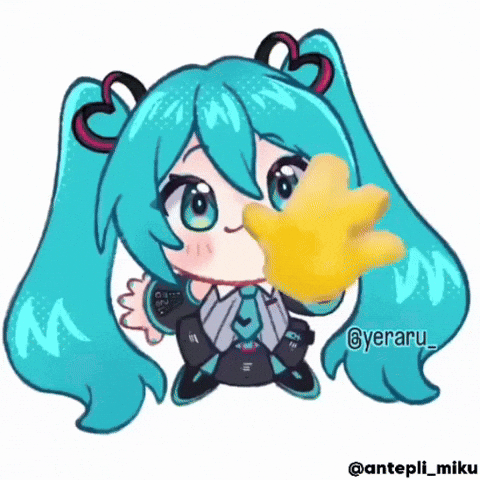 Hatsune Miku Hello GIF