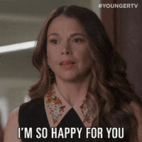 suttonfoster happyforyou GIF by YoungerTV