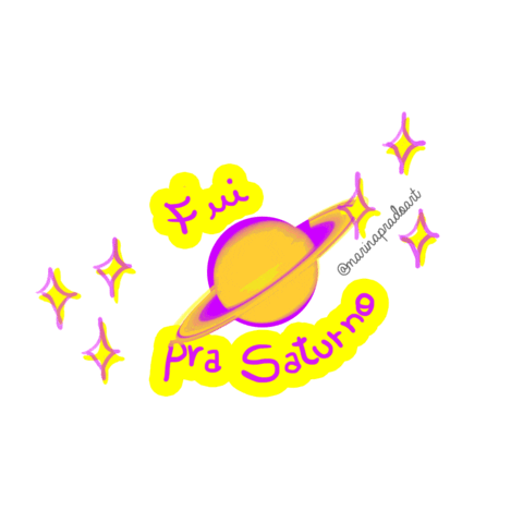 Planet Saturn Sticker