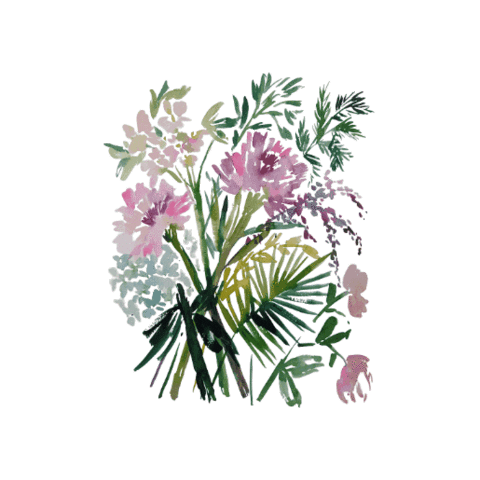 Art Flower Sticker