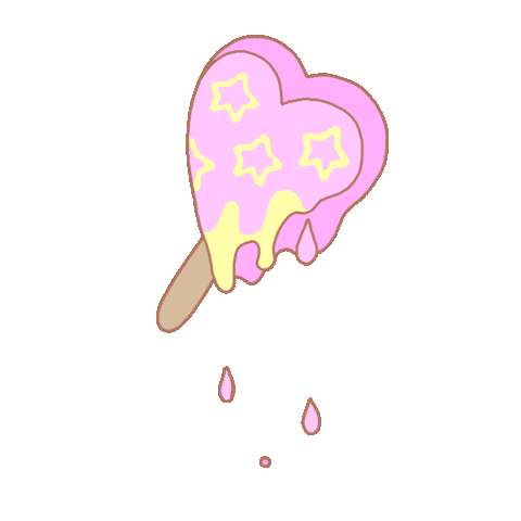 Melting Ice Cream Sticker by Lilac's World