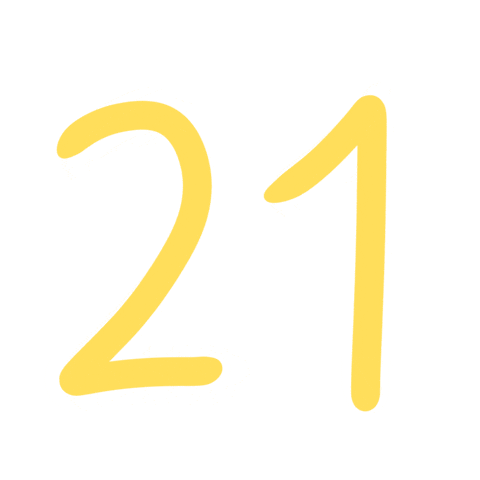 Twenty One Veintiuno Sticker