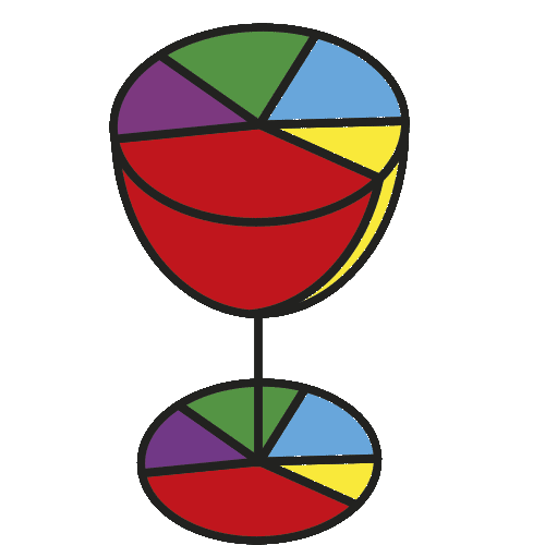 Party Wine Sticker by Ovni vinos