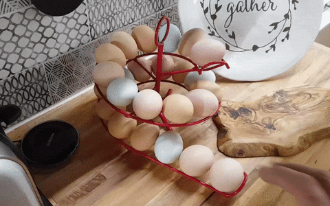 egg satisfying GIF
