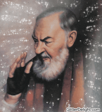 Padre Pio giving his blessings