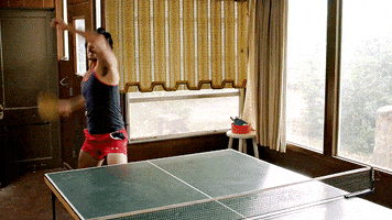 ping pong bad loser GIF