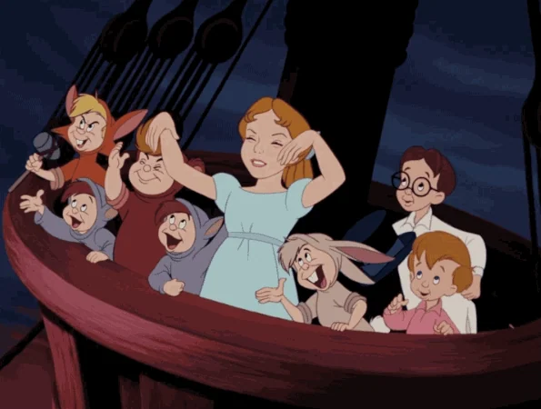 Happy Peter Pan GIF by Disney