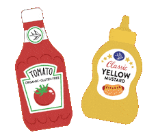 Tomato Sauce Ketchup Sticker by Erstwilder