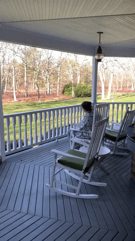 Marthas Vineyard Porch GIF by Lissiland