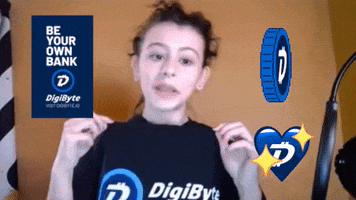 Happy T Shirt GIF by DigiByte Memes
