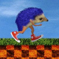 fat sonic the hedgehog gif