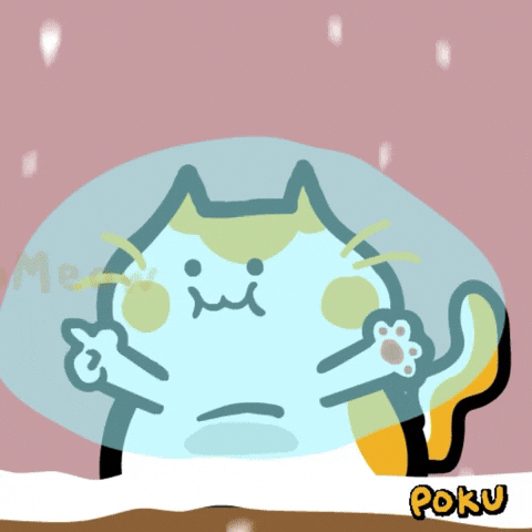 I Love You Cat GIF by Poku Meow