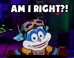 Am I Right Space Cat GIF by Space Cat Arooroo