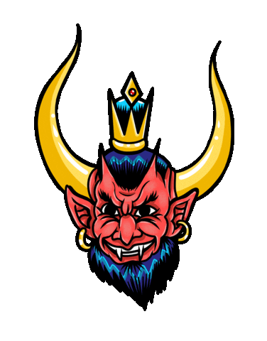 Devil Satan Sticker by grafica mestiza