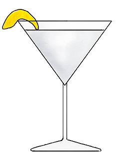 Glass Gin Sticker by Massican Winery