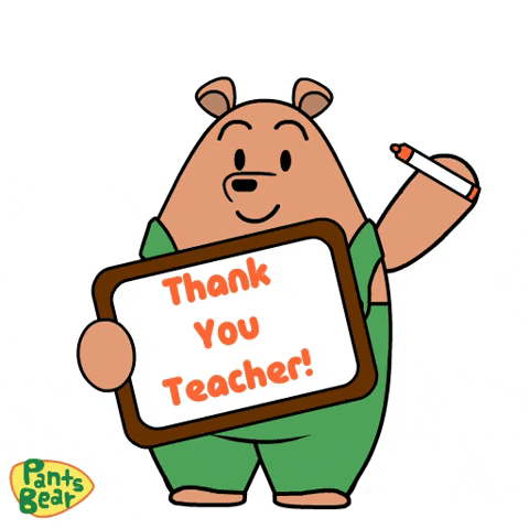 happy teachers day thank you gif