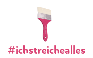 Pink Painting Sticker by MissPompadour