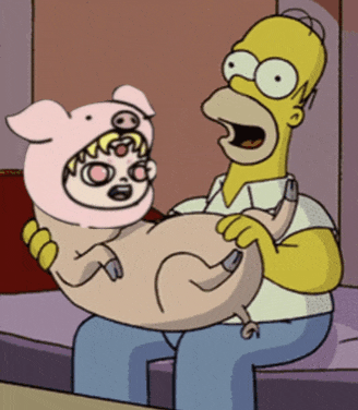 Pig Simpson GIF by BugCity