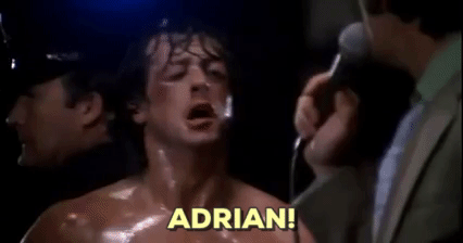 Sylvester Stallone Adrian GIF by Rocky - Find & Share on GIPHY