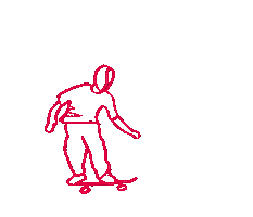 Skating Tony Hawk Sticker