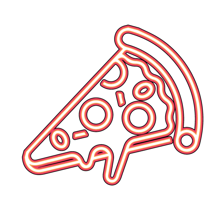 Pizza Pasta Sticker by Aposto