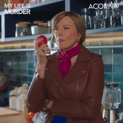 Lucy Lawless Smile GIF by Acorn TV