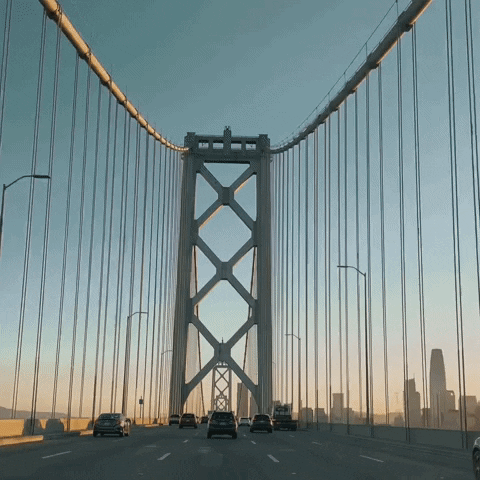 Driving Bay Area GIF by Yevbel