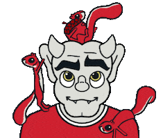 Squirrel Sticker by Bradley University