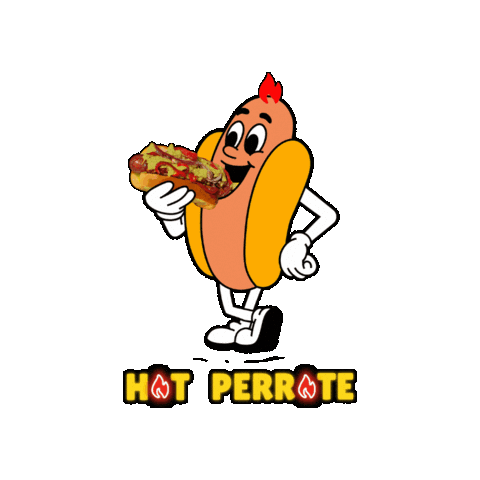 Hot Dog Comida Sticker by HOTPERROTE