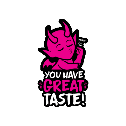 Great Taste Devil Sticker by Die With Your Boots On