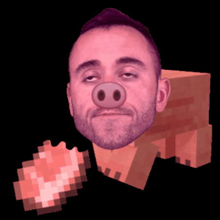 Gamer Pig GIF