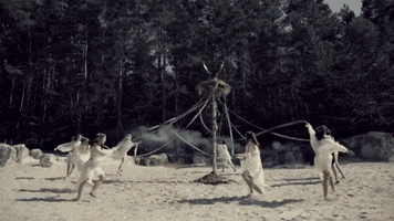 Pagana Pagano Wicca Druidismo Pagan Beltane Beltaine Walpurgis Walpurgisnacht Faun Maypole GIF