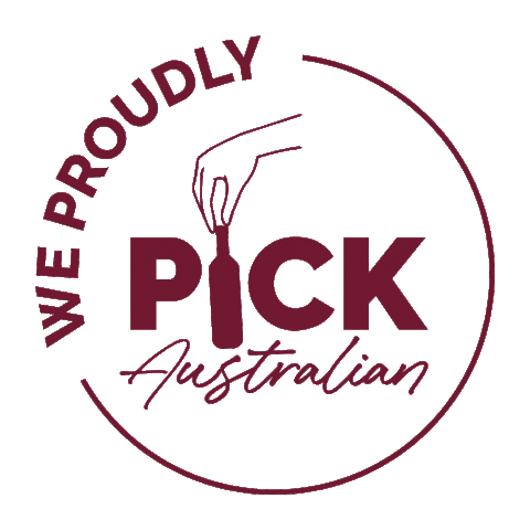 Pick Australian Wine Sticker