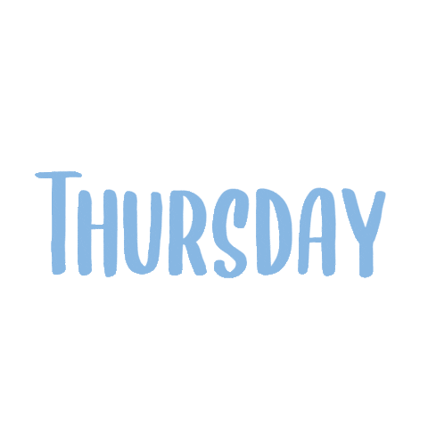 Thursday Sticker