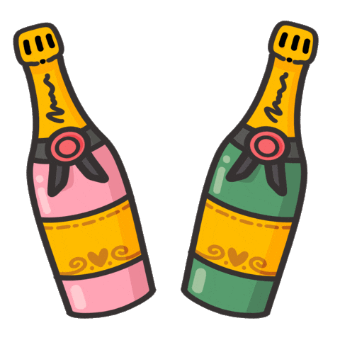 Party Celebration Sticker by VanilleCouture | Los Vanilos