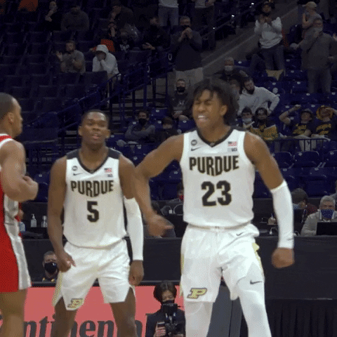 Happy Lets Go GIF by Purdue Sports