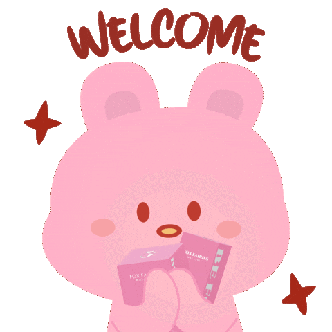 Welcome Sticker by Fox Fairies Malaysia