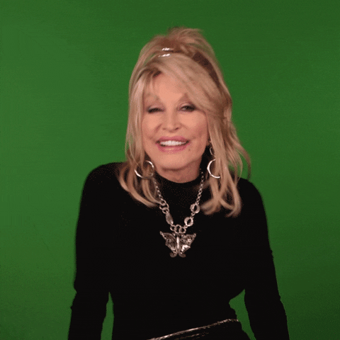 Excited Dance GIF by Dolly Parton