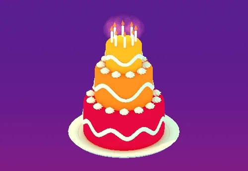 Happy Birthday 3D GIF by Michael Shillingburg
