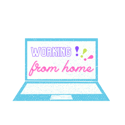 Work Working From Home Sticker by AgoraEversole Marketing Agency