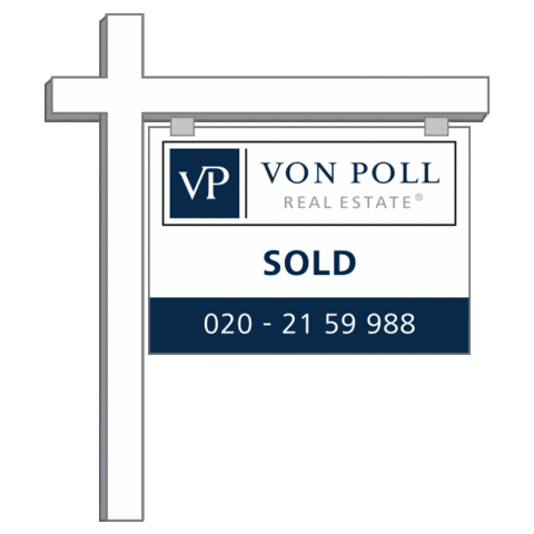 Sign Realestate Sticker by Von Poll Real Estate Amsterdam